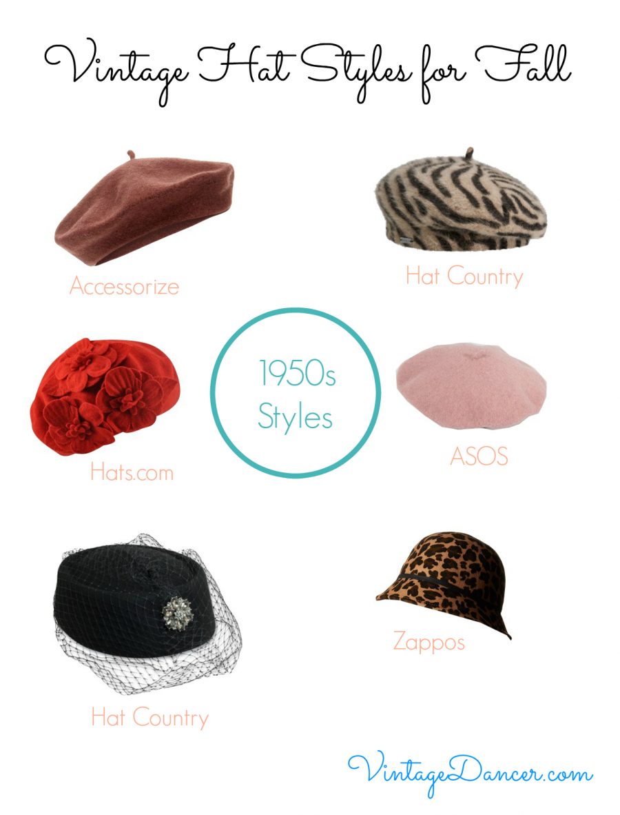 Vintage Hat Styles for Fall/Winter