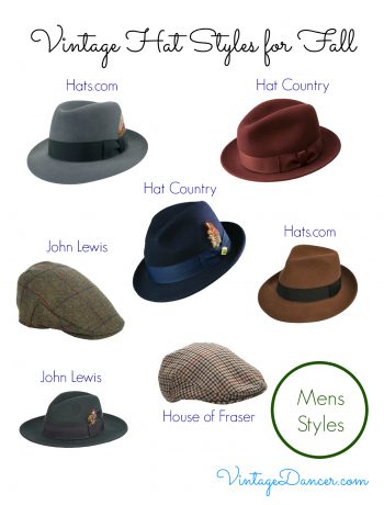 Vintage Hat Styles for Fall/Winter