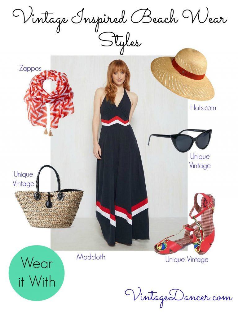 Vintage Summer Clothes, Beach Outfits