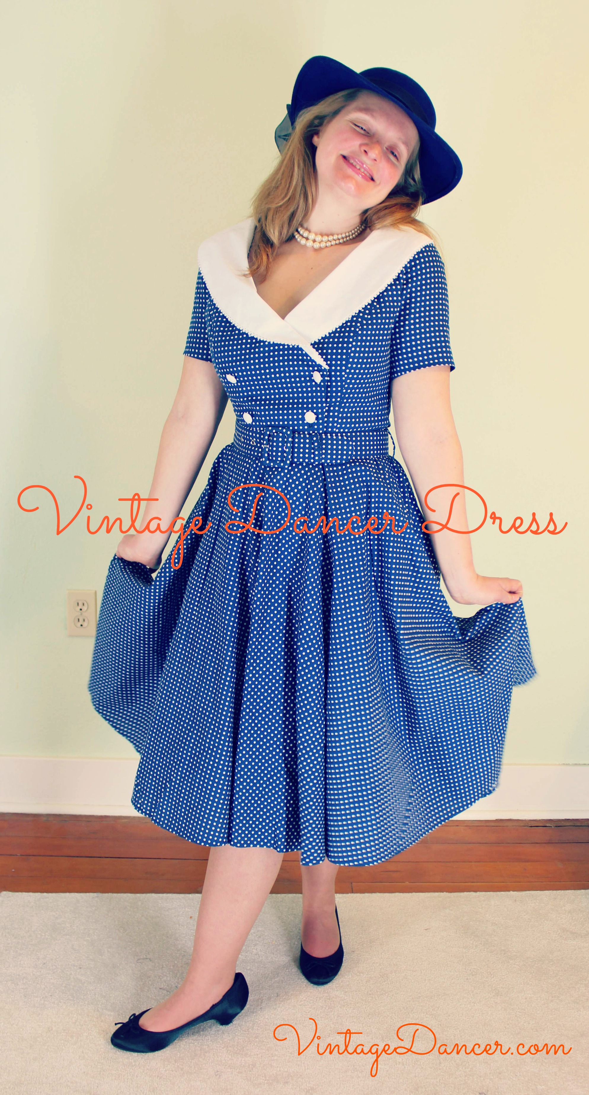 The Vintage Dancer Dress -1950s Swing Dress Review