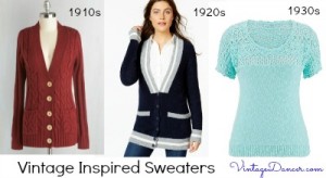 Vintage Inspired Sweaters 1910-1930