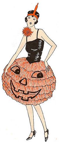 vintage costume pumpkin