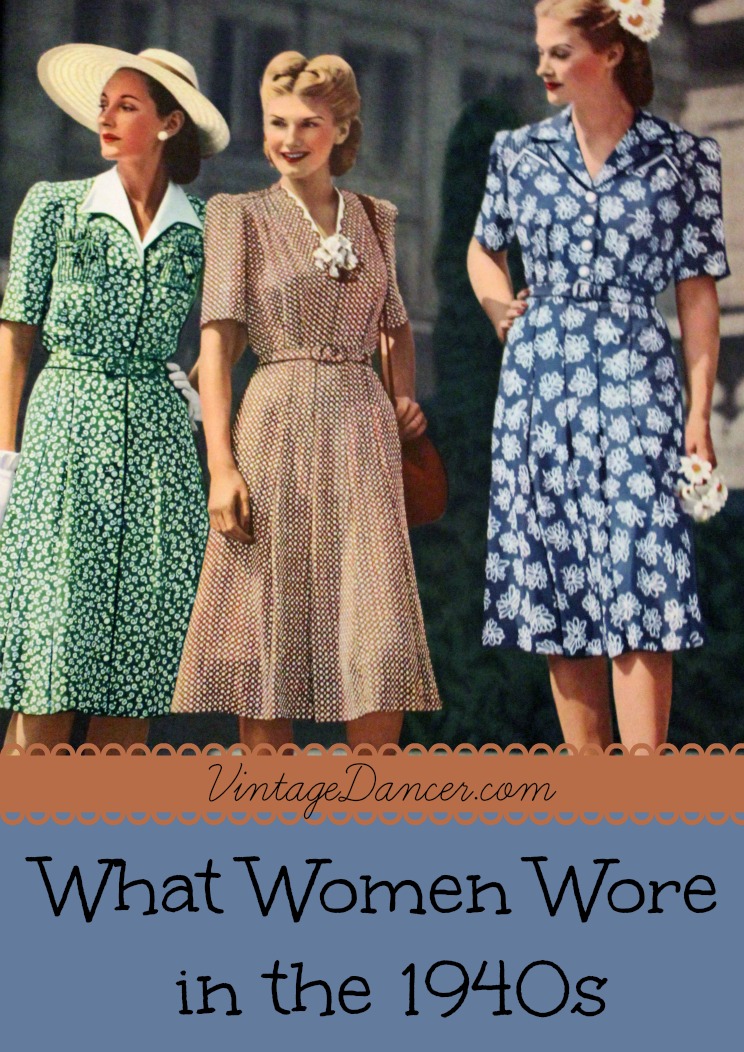 what women wore in the 1940s