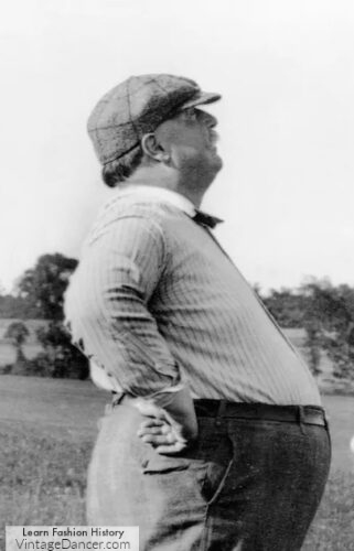 William Howard Taft big and tall vintage men 1920s