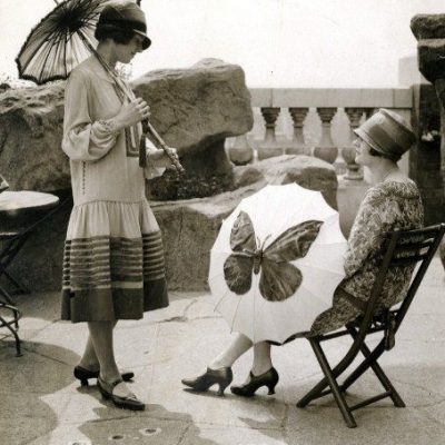 1920s Parasols, Beach Umbrella Fashion History