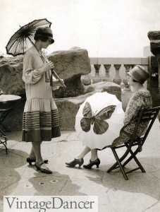 Vintage Style Parasols and Umbrellas, Vintage Dancer