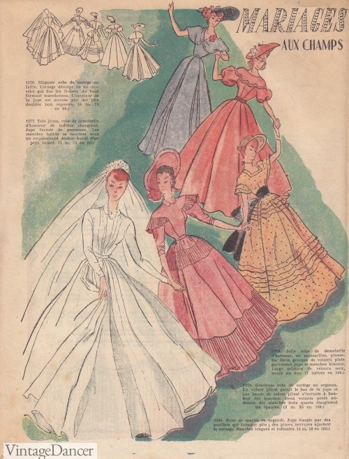 Vintage Bridesmaid Dress Ideas by Decade, Vintage Dancer