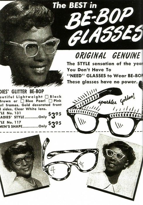 1950s Glasses Sunglasses History For Women 