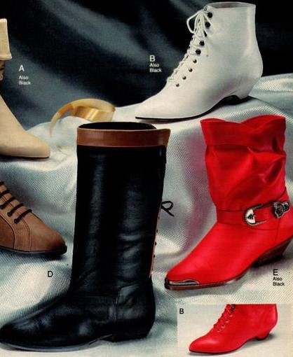 winter boots from the 80s