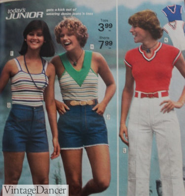 Tank tops 1970s summer casual clothing and fashion