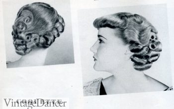 Coquette hair rolls 1938