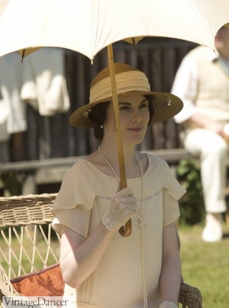 Downton Abbey Mary Dressed for an Afternoon Party