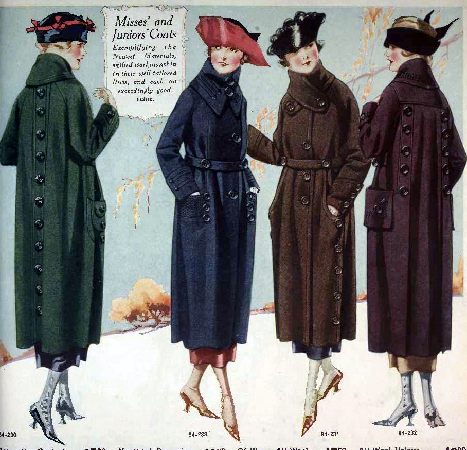 1920 Fashion Year Clothing for Women and Men