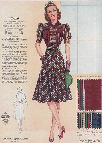 1940s womens fashion