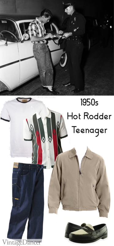 Accurate 1950s Car Show Costumes &#8212; Hot August Nights, Cruisin&#8217; the Coast, Classic Car Outfit Ideas for Men, Vintage Dancer