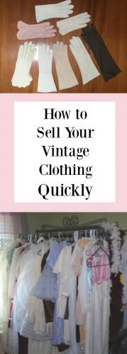  How to sell you vintage clothing quickly