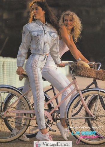 80s fashion jeans b y LA bear