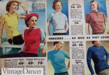 1937 knit tops and sweaters