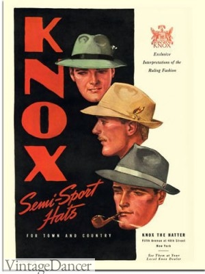 1930s mens hats