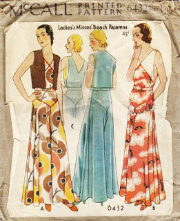 1930s beach pajamas outfit party theme