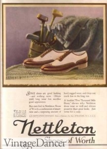 1920s two tone shoes
