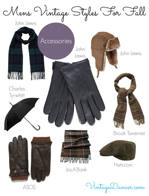 Finish a vintage look with these great autumnal accessories. Perfect for keeping warm and stylish!
