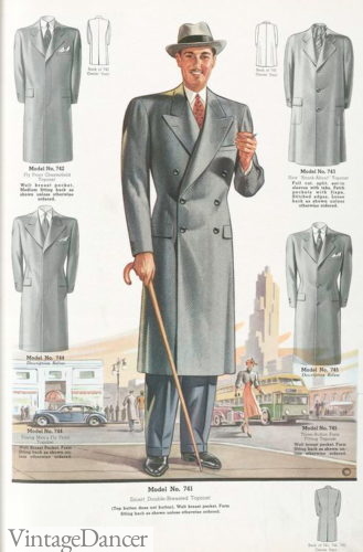 1931, mens overcoat guard's coat 1930s