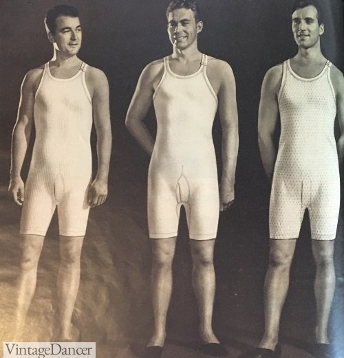 1940s short union suits