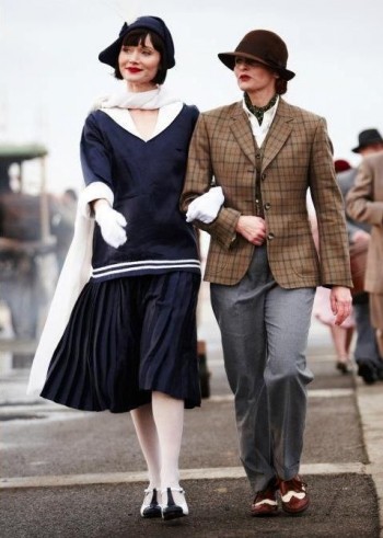 1920s feminine and masculine styles. Get these looks at VintageDancer.com/1920s