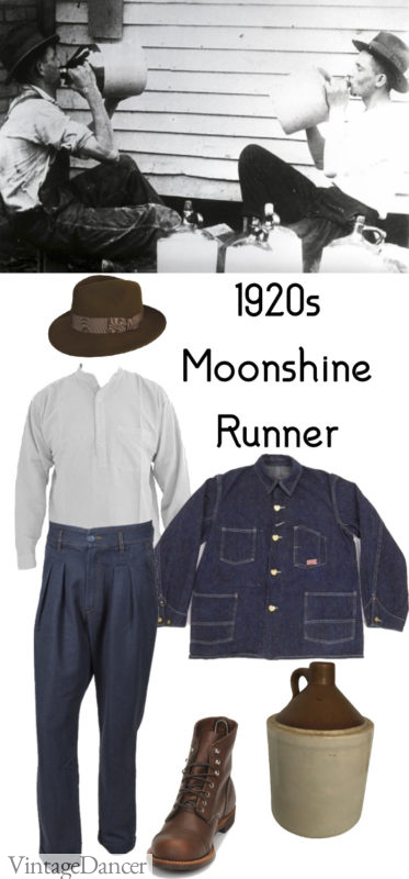 1920s Moonshine Runner Rum Runner Outfit Idea for a 1920s Vintage Classic Car Show Costume - at VintageDancer.com