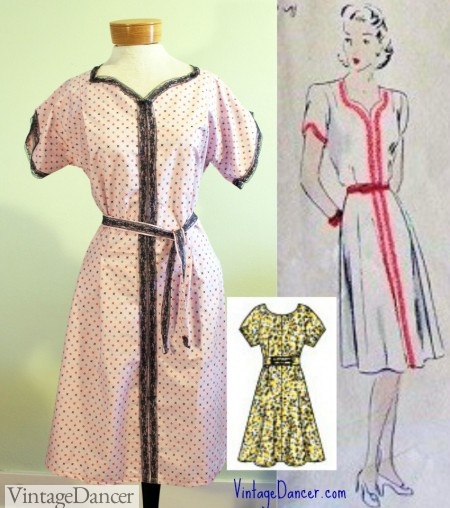 my 1940s house dress t VintageDancer