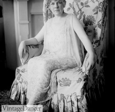 opera singer Louise Dilworth Homer 1920s soutache evening gown mature women fashion