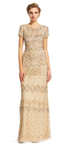 1920s inspired Papell Gown