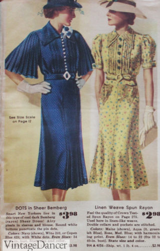 1930s ladies fashion