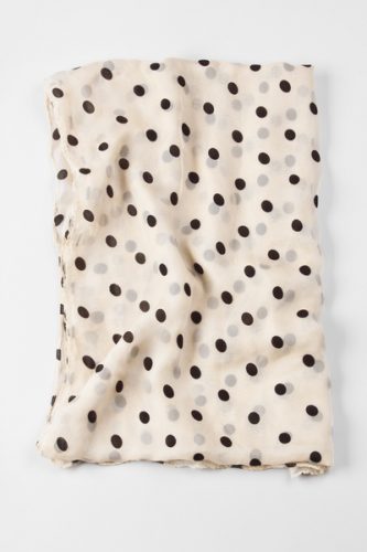 A sheer polka dot scarf like this one form Scarves.com is a perfect 1930s accessory