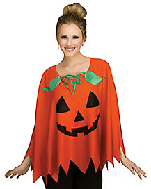Easy pumpkin costume with this poncho
