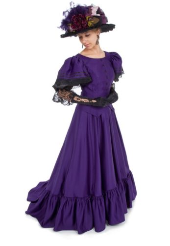 1890s inspired dress.