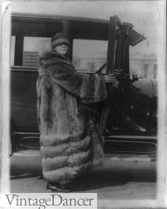 1920s racoon coat at VintageDancer