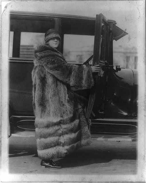 1920s racoon coat