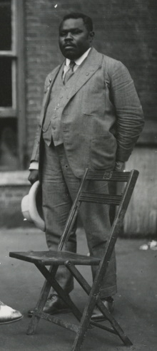 1920s big and tall men fat man Prince Kojo Tovalou-Houénou, 1924