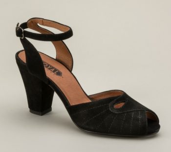 Royal Vintage 1940s "Nita" Peep Toe Heels