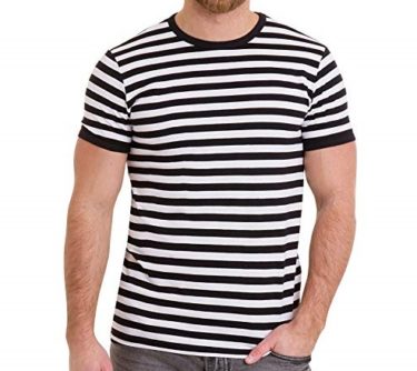 60s mens ringer striped T shirt