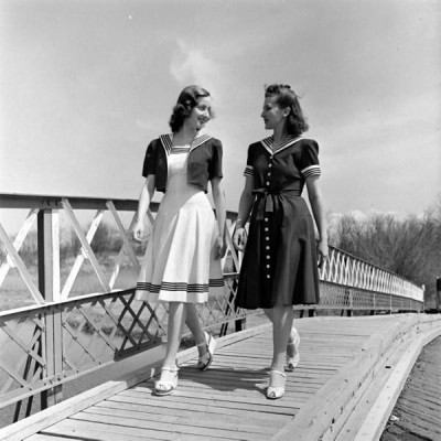 1940s sailor dress