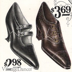 shoe heels louis military at VintageDancer