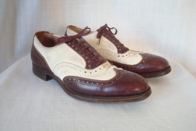 1940s 1950s mens two tone shoes