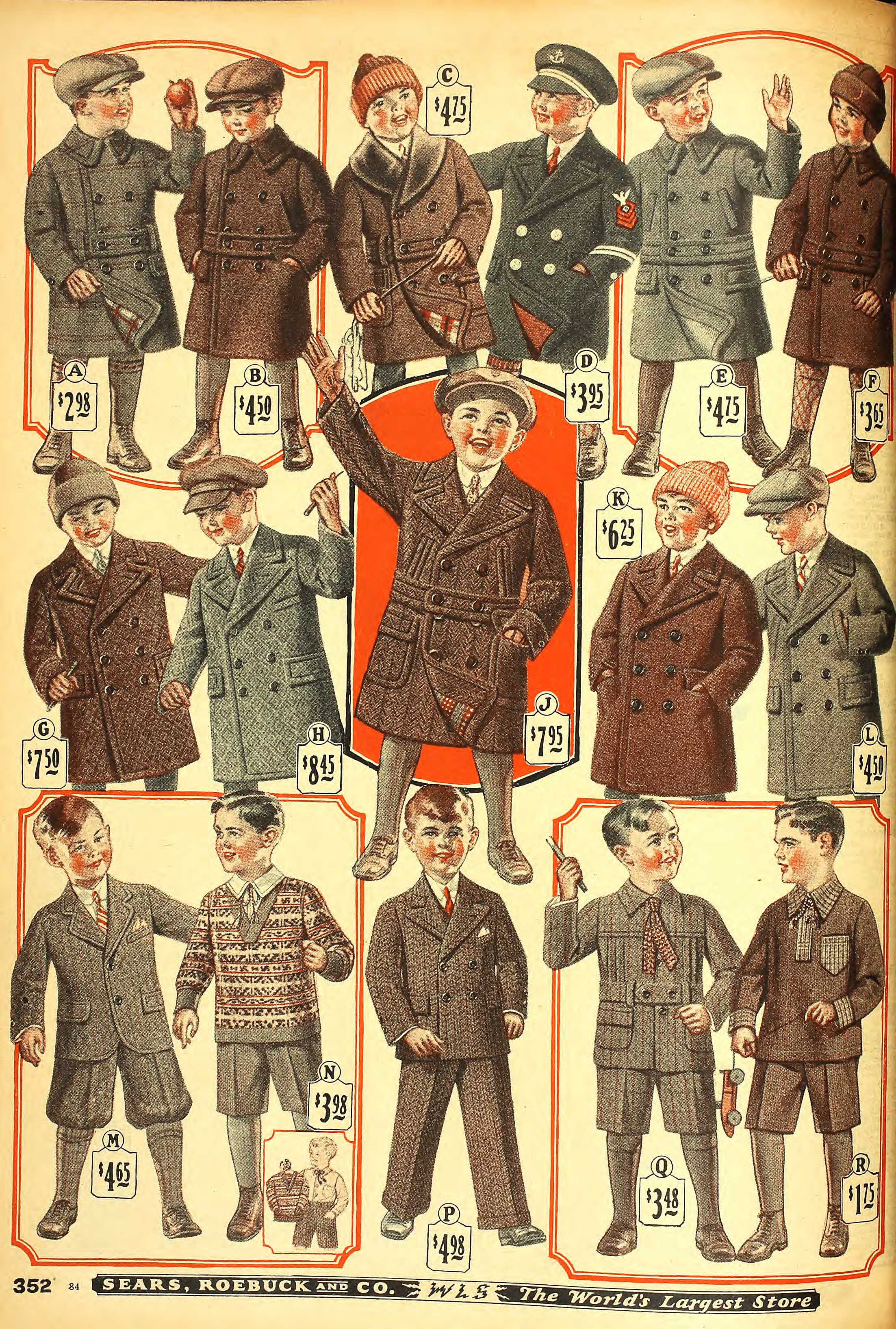 1927 boys coats and suits
