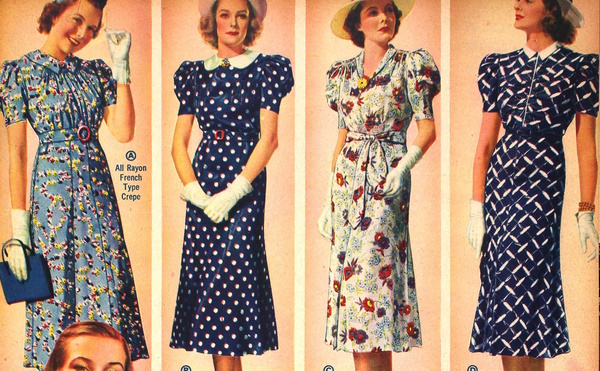 1930s Dress Styles in the Daytime, Vintage Dancer