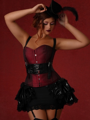 Curves Steampunk Corset Clothing Costume Plus Size