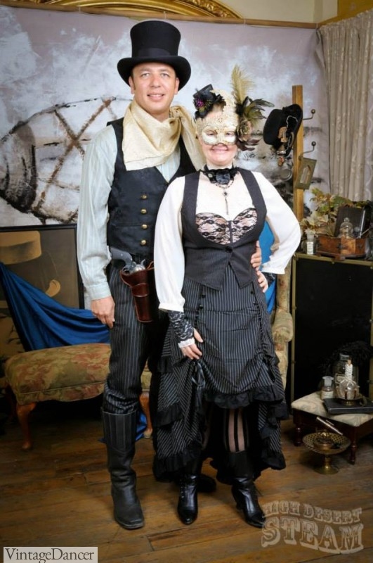 Steampunk Wild West Costumes. How we made them and where to get similar costumes for you. 