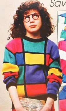 80s fashion sweater teen